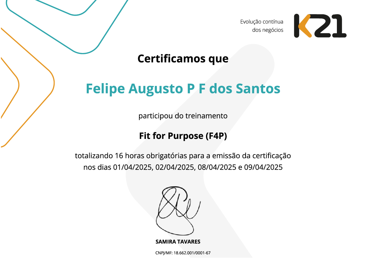 Certificado K21